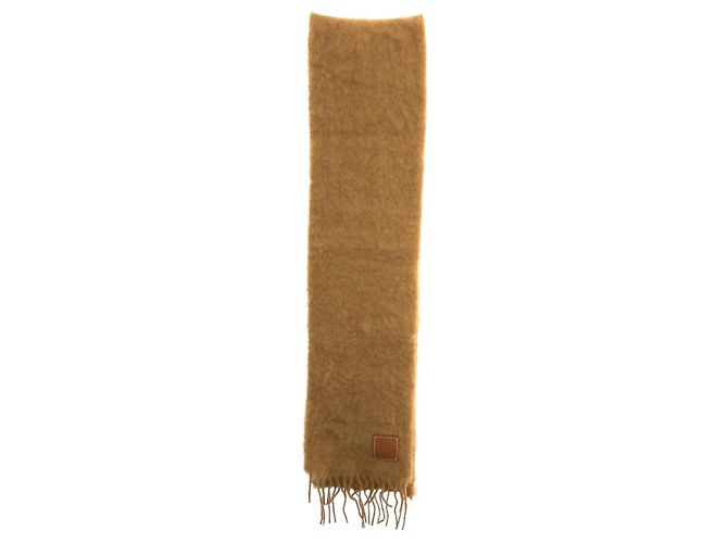 Cachecol de mohair bege Anagram LOEWE - vista 2