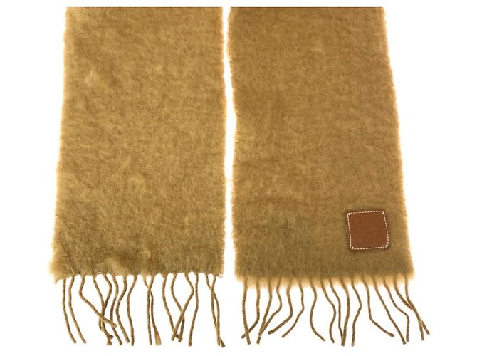 Cachecol de mohair bege Anagram LOEWE - vista 7