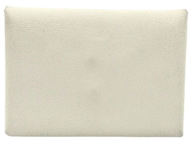 Hermès Tarjetero Hermes en piel Epsom Beige - vista 2