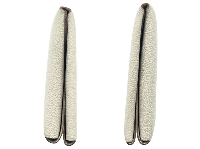 Hermès Tarjetero Hermes en piel Epsom Beige - vista 9