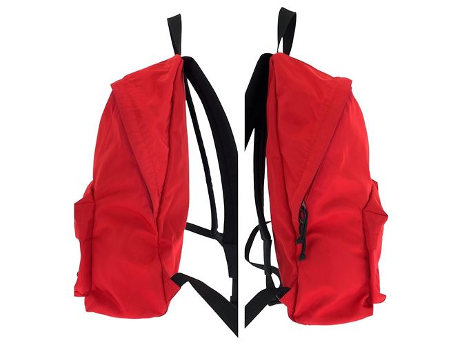 Sac à dos Balenciaga Explorer Noir Rouge - vue 8
