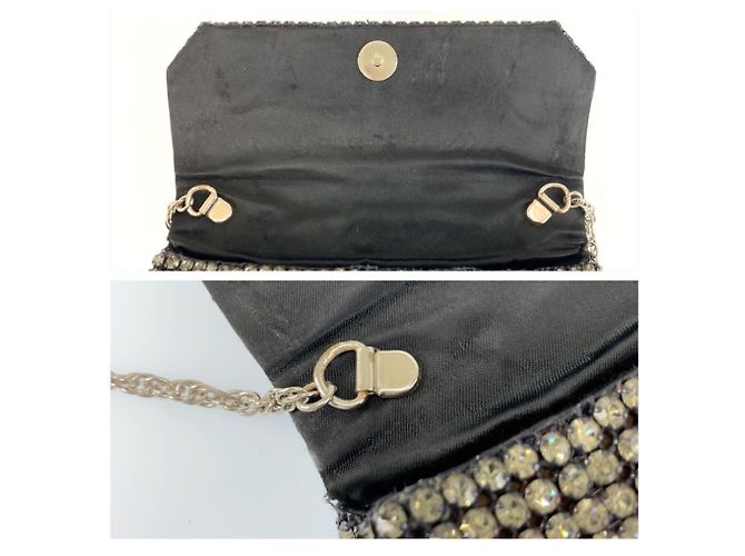 Bolsa de Ombro e Bolsa de Mão Bally Rose com Lantejoulas e Corrente - vista 5