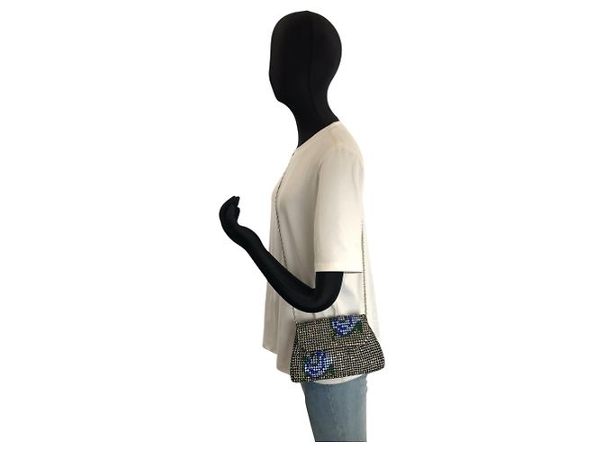 Bolsa de Ombro e Bolsa de Mão Bally Rose com Lantejoulas e Corrente - vista 6