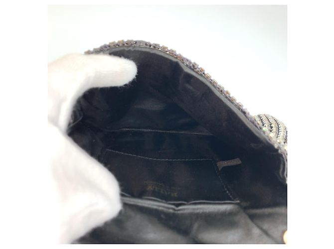 Bolsa de Ombro e Bolsa de Mão Bally Rose com Lantejoulas e Corrente - vista 8
