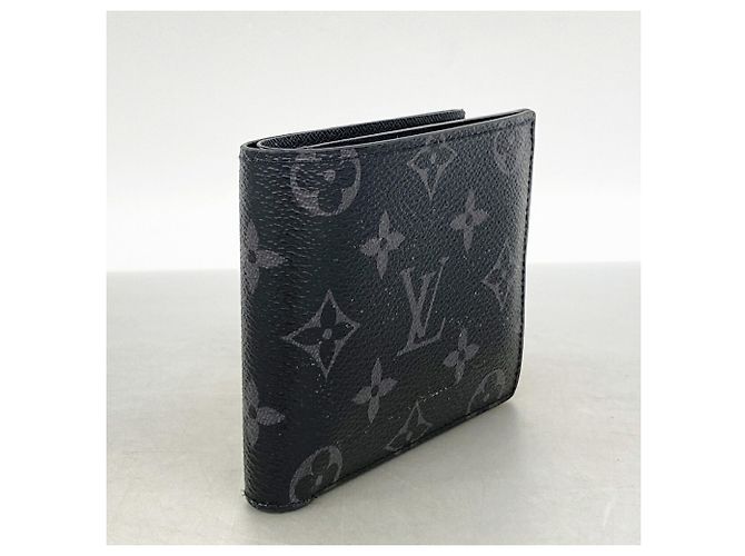 Louis Vuitton Monogram Eclipse Portefeuille Marco NM Wallet Negro - vista 2