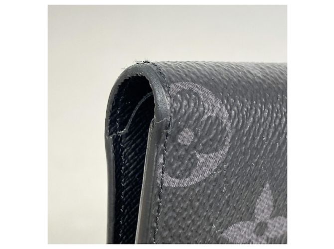 Louis Vuitton Monogram Eclipse Portefeuille Marco NM Wallet Negro - vista 6