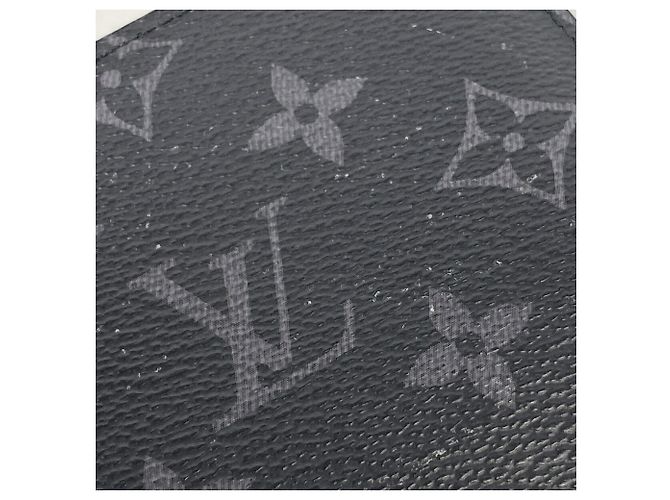Louis Vuitton Monogram Eclipse Portefeuille Marco NM Wallet Negro - vista 8