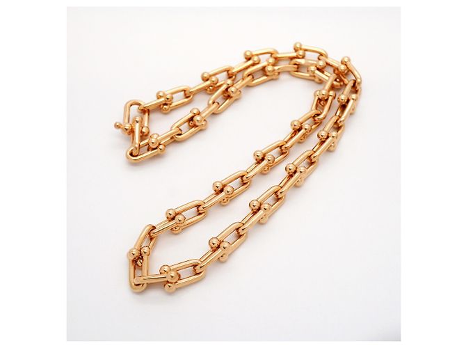Autre Marque Collana Tiffany & Co. in oro rosa 18K a maglie medie - vista 3