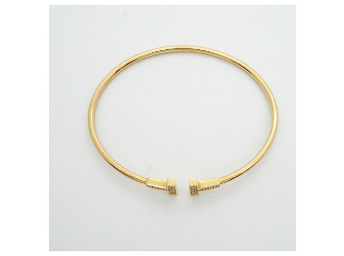 Autre Marque Bracciale rigido Tiffany & Co. T-Wire in oro giallo 18K - vista 3