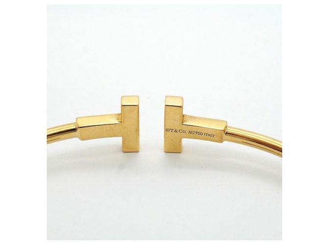 Autre Marque Bracciale rigido Tiffany & Co. T-Wire in oro giallo 18K - vista 5