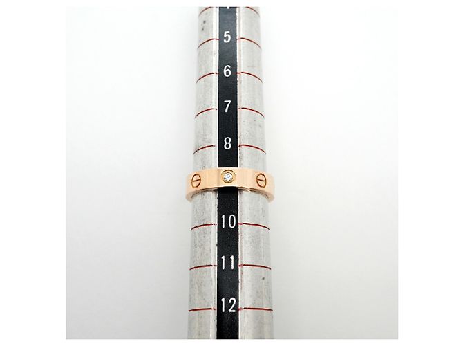 Cartier Mini Love Ring in 18K Roségold mit Diamant - Ansicht 5