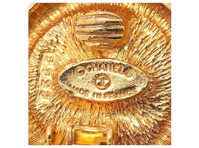 Orecchini a clip Chanel placcati in oro D'oro - vista 4