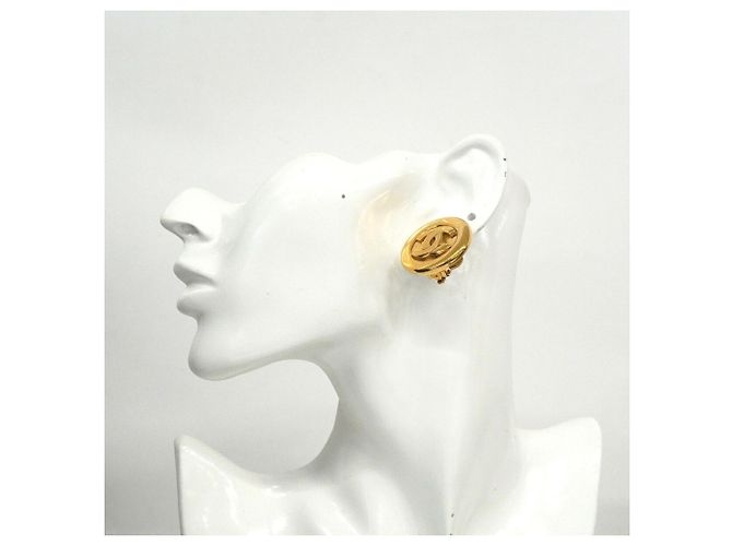 Orecchini a clip Chanel placcati in oro D'oro - vista 5