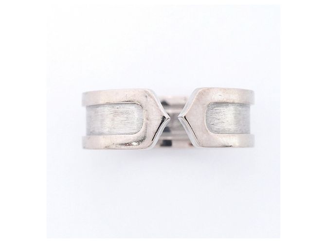 Anello Cartier C2 in oro bianco 18K - vista 2