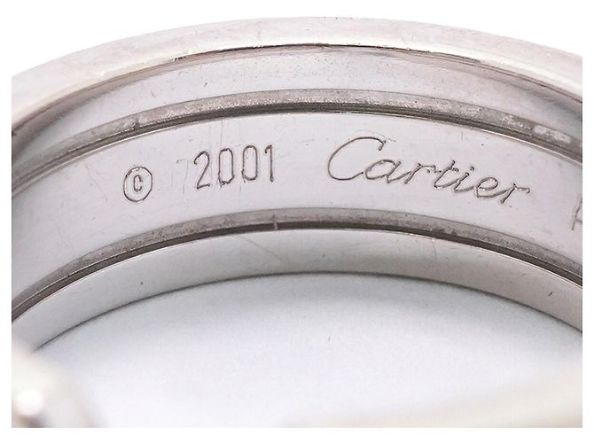 Anello Cartier C2 in oro bianco 18K - vista 4