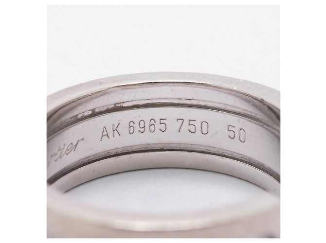 Anello Cartier C2 in oro bianco 18K - vista 5