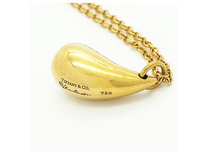 Autre Marque Collana Teardrop di Tiffany & Co. in oro giallo 18K - vista 7