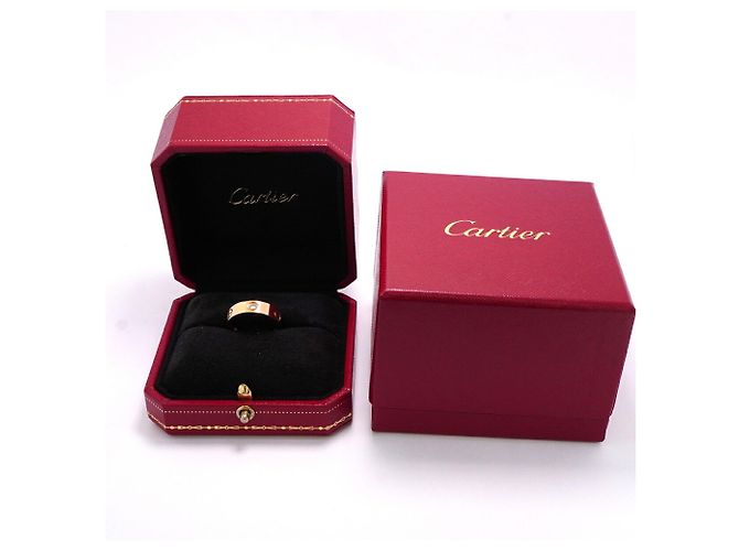 Anello Cartier Love in oro rosa 18K con diamanti - vista 9
