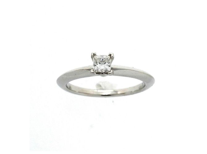 Autre Marque Tiffany & Co. Platin-Solitär-Diamantring - Ansicht 2