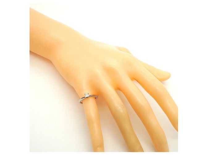 Autre Marque Tiffany & Co. Platin-Solitär-Diamantring - Ansicht 7