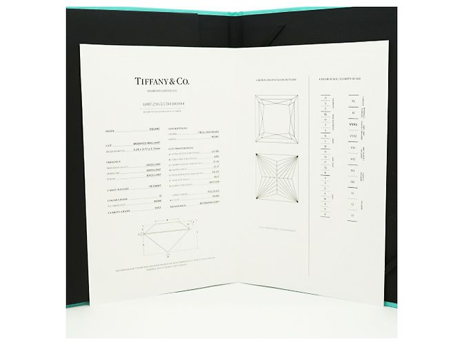 Autre Marque Tiffany & Co. Platin-Solitär-Diamantring - Ansicht 8