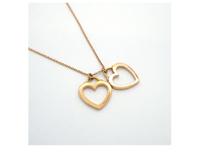Autre Marque Tiffany & Co. Sentimental Double Heart Halskette - Ansicht 2
