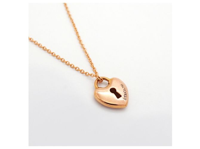 Autre Marque Collar Heart Lock de Tiffany & Co. en oro rosa de 18K - vista 2