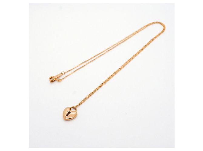 Autre Marque Collar Heart Lock de Tiffany & Co. en oro rosa de 18K - vista 3