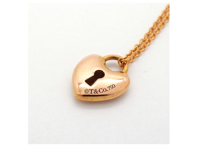 Autre Marque Collar Heart Lock de Tiffany & Co. en oro rosa de 18K - vista 6
