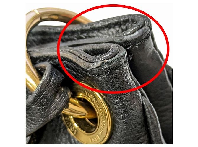 Sac à épaule Louis Vuitton Monogram Empreinte Spontini Noir - vue 29