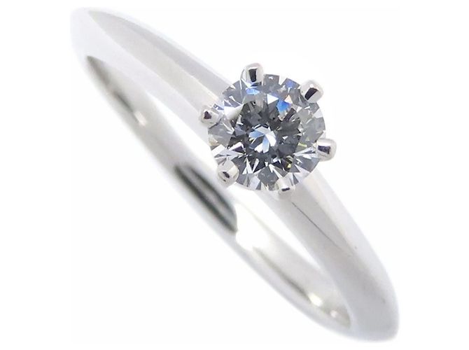 Autre Marque Anello solitario con diamante Tiffany & Co. - vista 2