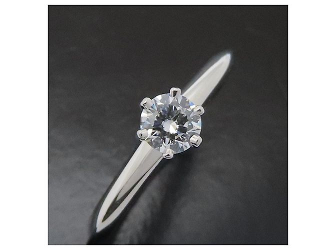 Autre Marque Anello solitario con diamante Tiffany & Co. - vista 5