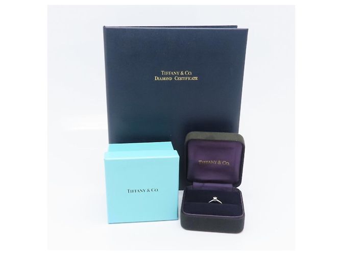 Autre Marque Anello solitario con diamante Tiffany & Co. - vista 7