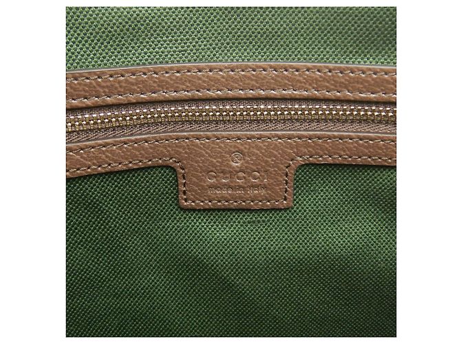 Mala Tote Gucci Small GG Supreme tela e couro bege - vista 18