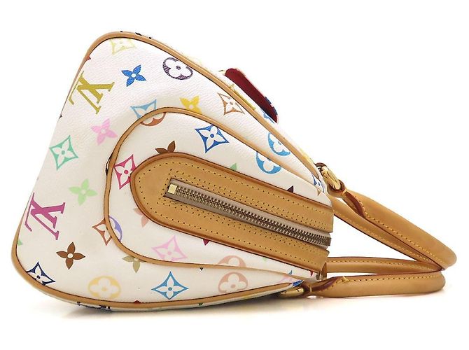Louis Vuitton Monogram Multi Priscilla Handbag White - view 3