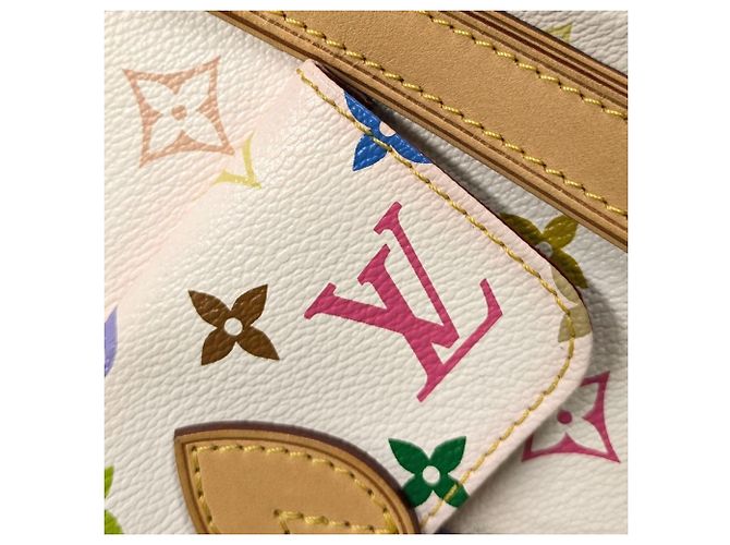 Louis Vuitton Monogram Multi Priscilla Handbag White - view 31