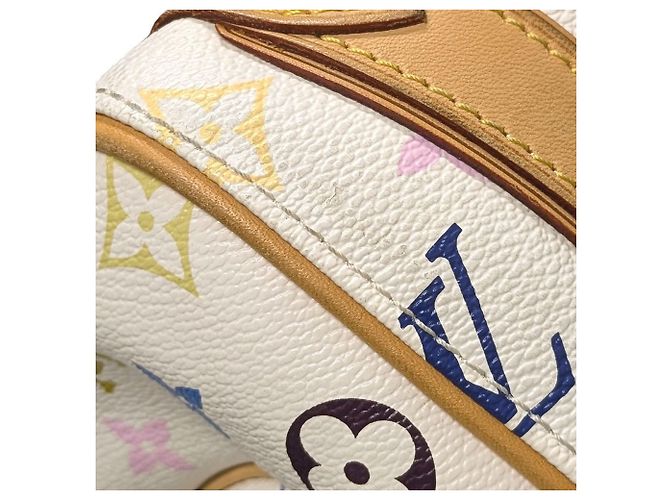 Louis Vuitton Monogram Multi Priscilla Handbag White - view 33