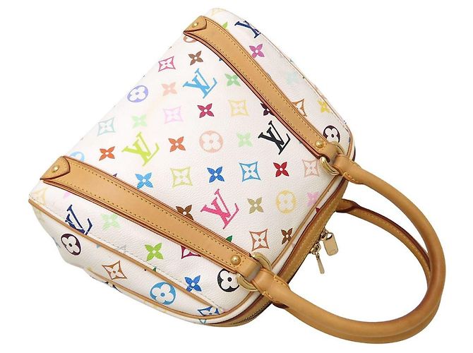 Louis Vuitton Monogram Multi Priscilla Handbag White - view 5