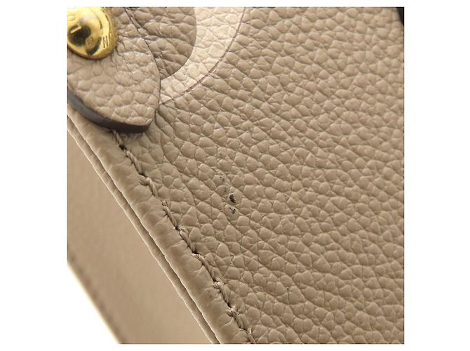 Louis Vuitton Monogram Empreinte Bicolor OnTheGo PM Handtasche Grau - Ansicht 18