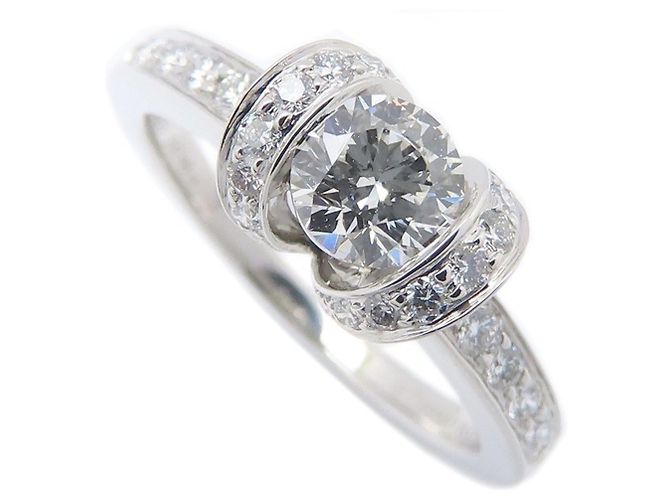 Autre Marque Bague de fiançailles Tiffany Ribbon en diamant - vue 2