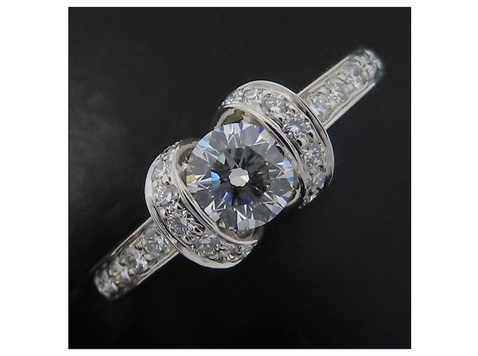 Autre Marque Bague de fiançailles Tiffany Ribbon en diamant - vue 5