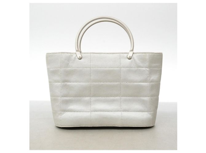 Sac à main Chanel en nylon gris Marron - vue 11
