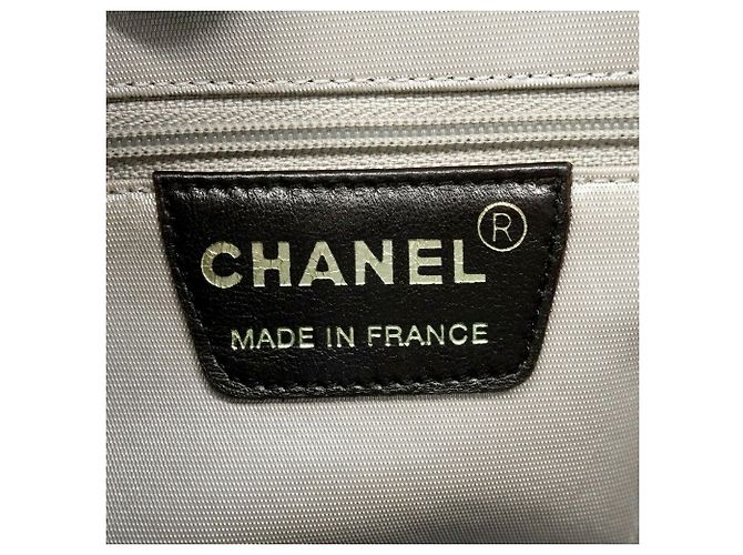 Sac à main Chanel en nylon gris Marron - vue 5