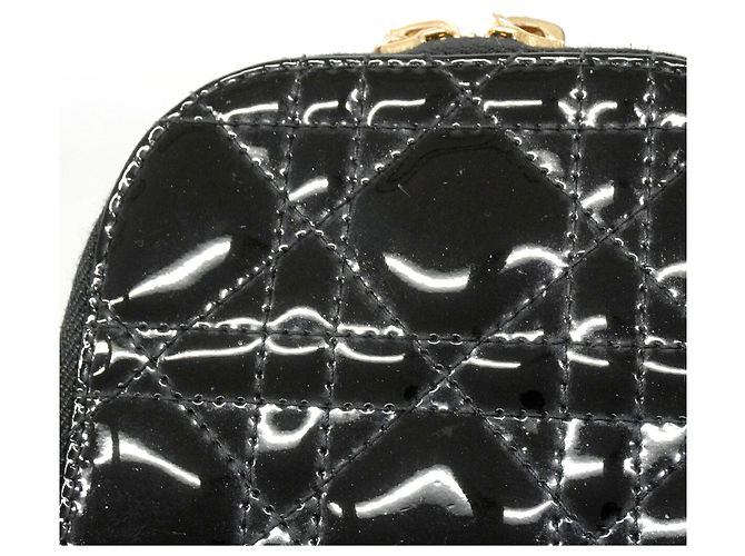 Christian Dior Cannage Schultertasche Schwarz - Ansicht 11