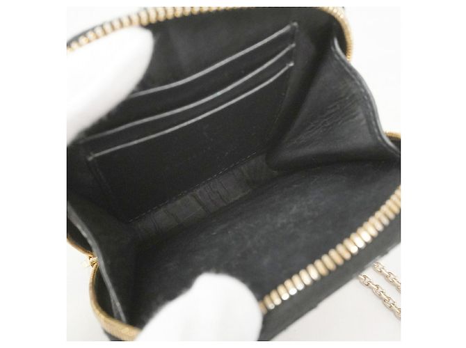 Christian Dior Cannage Schultertasche Schwarz - Ansicht 4