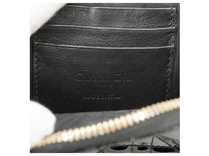 Christian Dior Cannage Schultertasche Schwarz - Ansicht 5