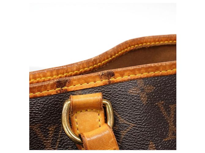 Bolso Louis Vuitton Monogram Batignolles Castaño - vista 10