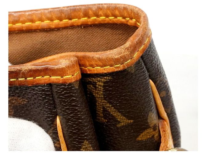 Bolso Louis Vuitton Monogram Batignolles Castaño - vista 7