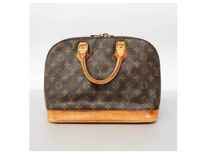 Sac à main Louis Vuitton Alma Monogram Marron - vue 10