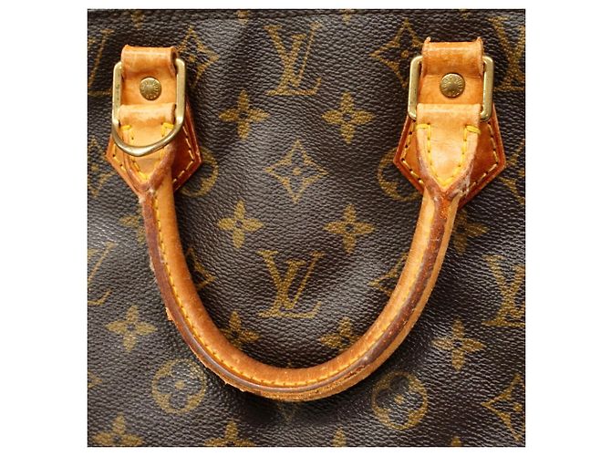 Sac à main Louis Vuitton Alma Monogram Marron - vue 7